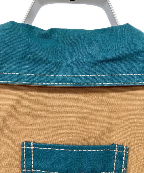 KOOLAH（クーラー）KOOLAH (クーラー) コート ブラウン×グリーン サイズ:Lの古着・服飾アイテム