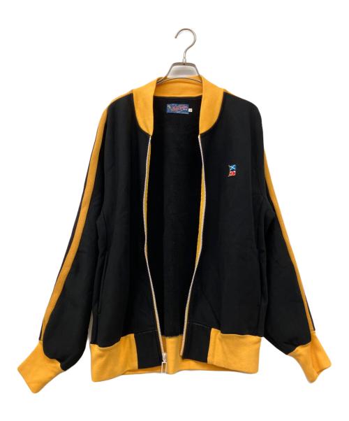 Mr.FREEDOM（ミスターフリーダム）Mr.FREEDOM (ミスターフリーダム) SUGAR CANE (シュガーケーン) トラックジャケット ブラック サイズ:Lの古着・服飾アイテム