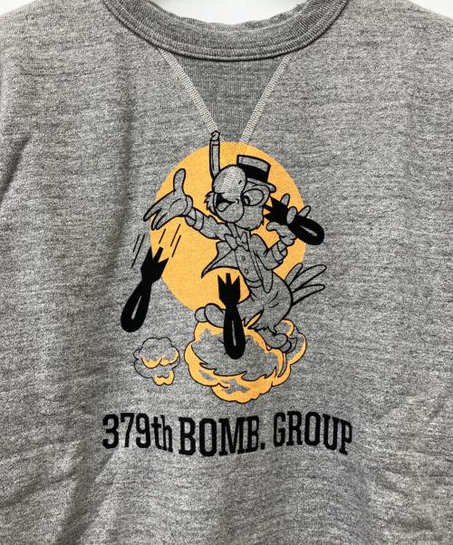 BUZZ RICKSON'S（バズリクソンズ）Buzz Rickson's (バズリクソンズ) スウェット グレー サイズ:Mの古着・服飾アイテム