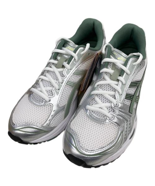 asics（アシックス）asics (アシックス) GEL-KAYANO 14 シルバー×グリーン サイズ:28cmの古着・服飾アイテム