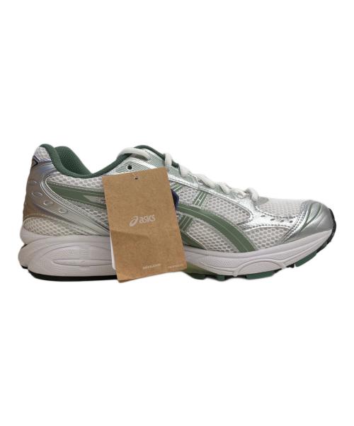 asics（アシックス）asics (アシックス) GEL-KAYANO 14 シルバー×グリーン サイズ:28cmの古着・服飾アイテム