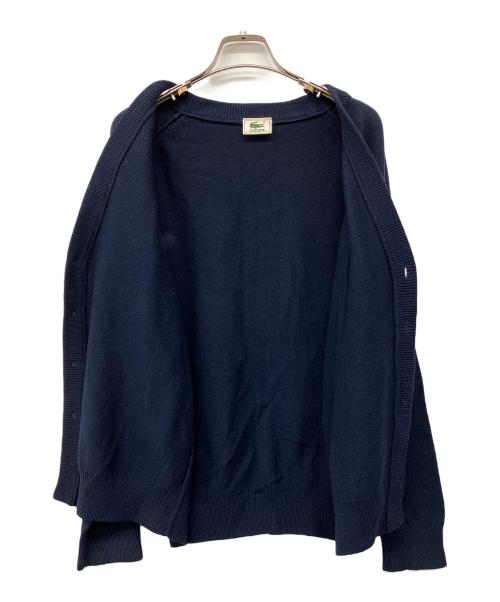 LACOSTE（ラコステ）LACOSTE (ラコステ) 薄手カーディガン ネイビー サイズ:4の古着・服飾アイテム
