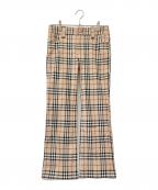 BURBERRY LONDONバーバリーロンドン）の古着「チェックパンツ」｜ベージュ