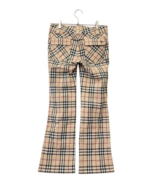 BURBERRY LONDON（バーバリーロンドン）BURBERRY LONDON (バーバリーロンドン) チェックパンツ ベージュ サイズ:38の古着・服飾アイテム