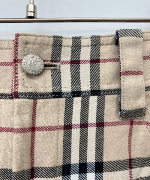 BURBERRY LONDON（バーバリーロンドン）BURBERRY LONDON (バーバリーロンドン) チェックパンツ ベージュ サイズ:38の古着・服飾アイテム