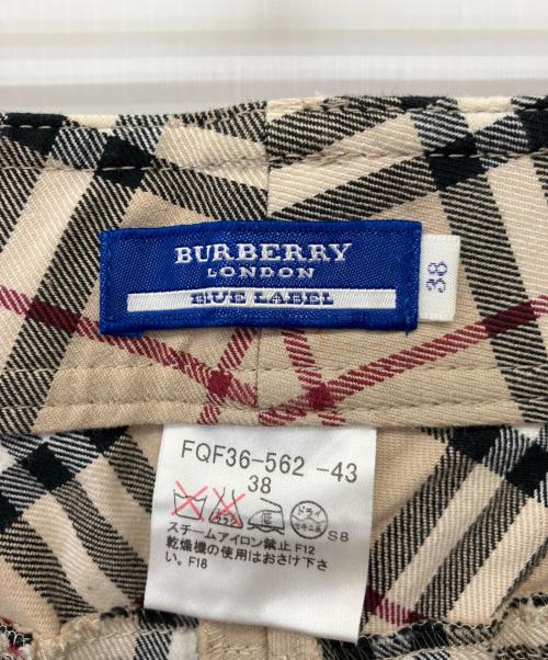 BURBERRY LONDON（バーバリーロンドン）BURBERRY LONDON (バーバリーロンドン) チェックパンツ ベージュ サイズ:38の古着・服飾アイテム