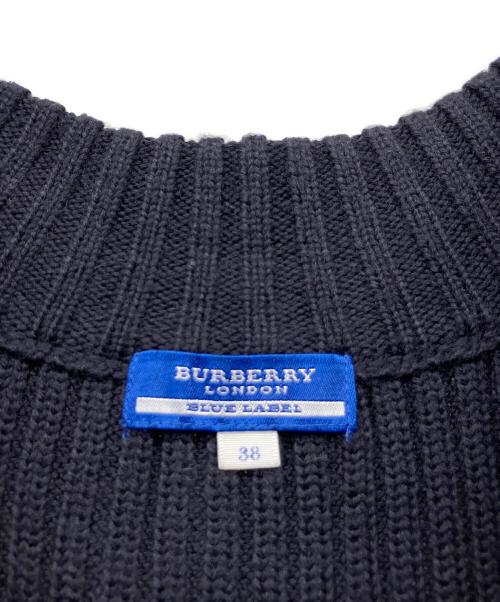 BURBERRY BLUE LABEL（バーバリー ブルー レーベル）BURBERRY BLUE LABEL (バーバリーロンドンブルーレーベル) 半袖ワンピース ブラック サイズ:38の古着・服飾アイテム