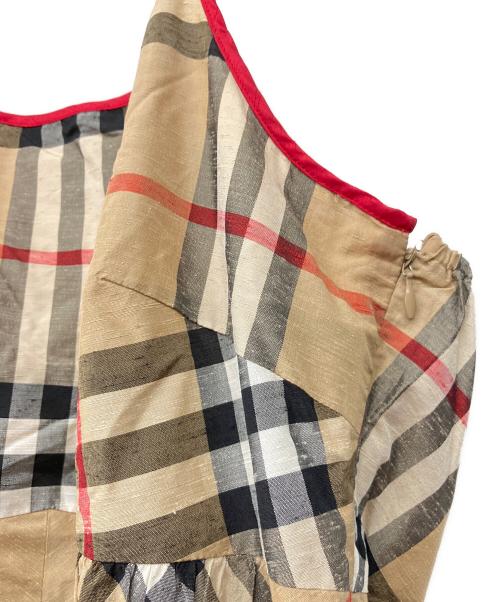 BURBERRY BLUE LABEL（バーバリー ブルー レーベル）BURBERRY BLUE LABEL (バーバリーロンドンブルーレーベル) キャミソールワンピース ベージュ サイズ:38の古着・服飾アイテム
