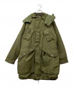 PARKA EXTREME COLDパーカーエクストリームコールド）の古着「ライナー付きミリタリーモッズコート」｜オリーブ
