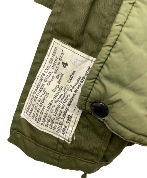 PARKA EXTREME COLD（パーカーエクストリームコールド）PARKA EXTREME COLD (パーカーエクストリームコールド) ライナー付きミリタリーモッズコート オリーブ サイズ:4の古着・服飾アイテム