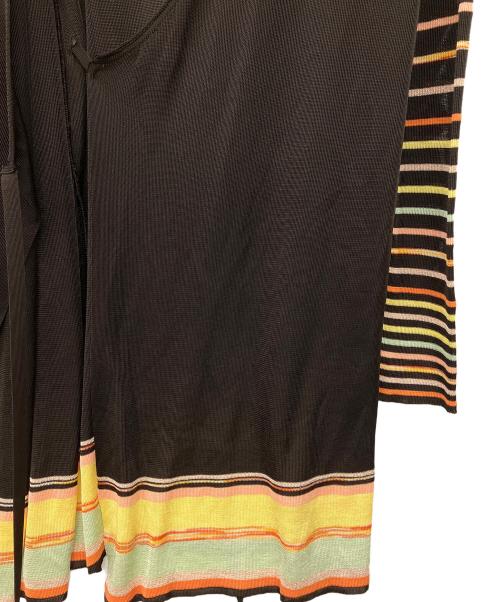 missoni（ミッソーニ）missoni (ミッソーニ) 薄手カーディガン ブラウン サイズ:42の古着・服飾アイテム