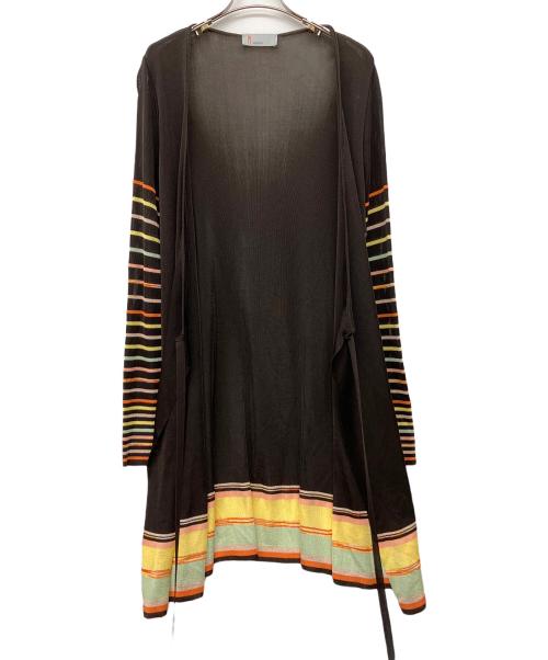 missoni（ミッソーニ）missoni (ミッソーニ) 薄手カーディガン ブラウン サイズ:42の古着・服飾アイテム