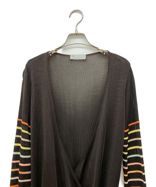 missoni（ミッソーニ）missoni (ミッソーニ) 薄手カーディガン ブラウン サイズ:42の古着・服飾アイテム