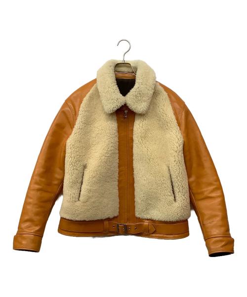 SPORT TOGS（スポーツ トグス）SPORT TOGS (スポーツ トグス) グリズリージャケット キャメル・アイボリー サイズ:46の古着・服飾アイテム