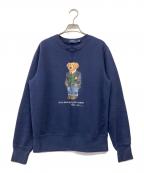 POLO RALPH LAURENポロ・ラルフローレン）の古着「ポロベアスウェット」｜ネイビー