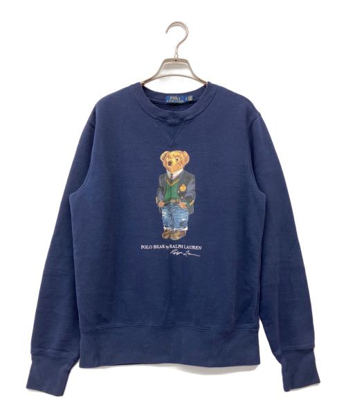 POLO RALPH LAUREN（ポロ・ラルフローレン）POLO RALPH LAUREN (ポロ・ラルフローレン) ポロベアスウェット ネイビー サイズ:Sの古着・服飾アイテム