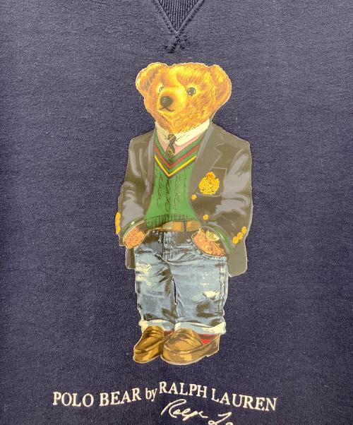 POLO RALPH LAUREN（ポロ・ラルフローレン）POLO RALPH LAUREN (ポロ・ラルフローレン) ポロベアスウェット ネイビー サイズ:Sの古着・服飾アイテム