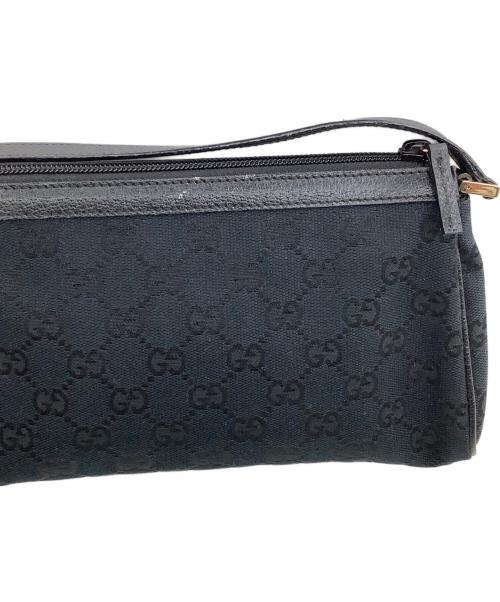 GUCCI（グッチ）GUCCI (グッチ) アクセサリーポーチ ブラックの古着・服飾アイテム