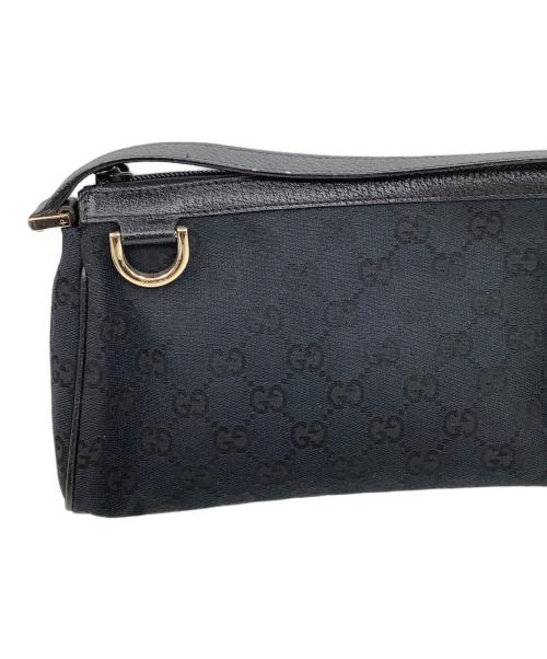 GUCCI（グッチ）GUCCI (グッチ) アクセサリーポーチ ブラックの古着・服飾アイテム