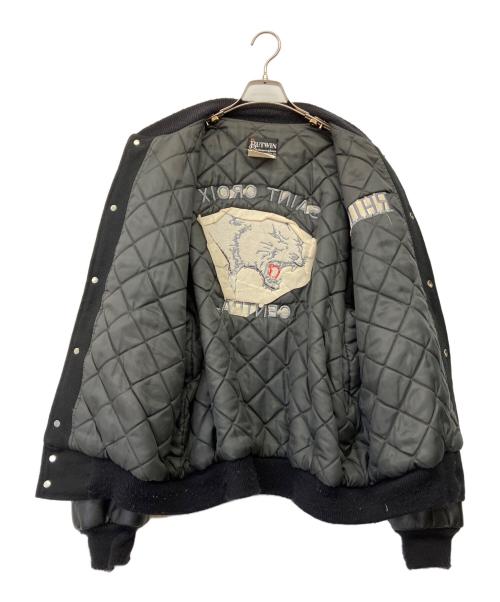 butwin（バトウィン）BUTWIN (バトウィン) スタジャン ブラック サイズ:XLの古着・服飾アイテム