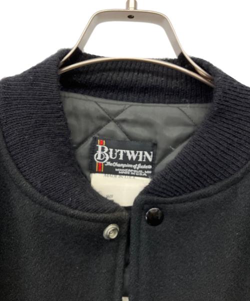 butwin（バトウィン）BUTWIN (バトウィン) スタジャン ブラック サイズ:XLの古着・服飾アイテム