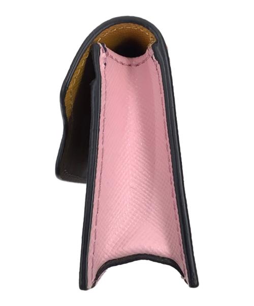 MARNI（マルニ）MARNI (マルニ)  Tri-Fold Wallet ブラウン×ネイビーの古着・服飾アイテム