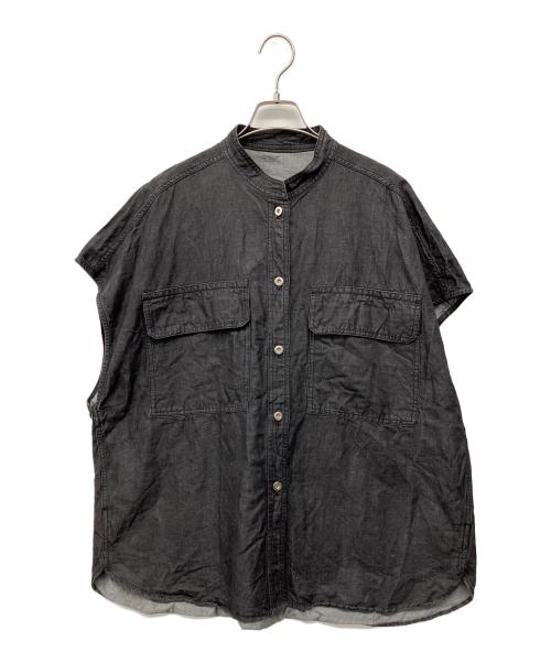 Curensology（カレンソロジー）Curensology (カレンソロジー) デニムシャツ ブラック サイズ:Fの古着・服飾アイテム