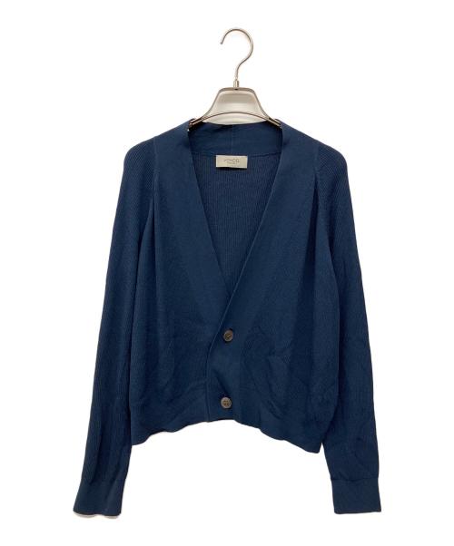 VONDEL（フォンデル）VONDEL (フォンデル) 薄手カーディガン ネイビー サイズ:36の古着・服飾アイテム