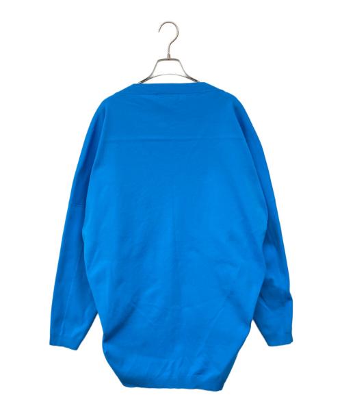 lelill（レリル）lelill (レリル) 薄手カーディガン ブルー サイズ:38の古着・服飾アイテム