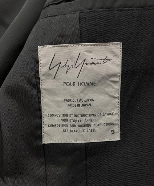 Yohji Yamamoto pour homme（ヨウジヤマモト プールオム）Yohji Yamamoto pour homme (ヨウジヤマモト プールオム) コート ブラック サイズ:Sの古着・服飾アイテム