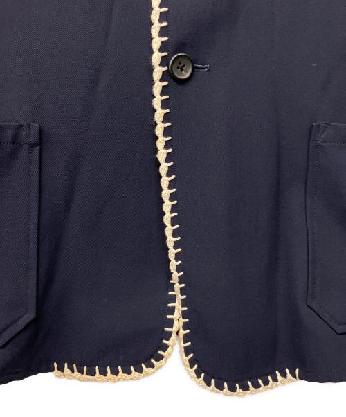 Yohji Yamamoto pour homme（ヨウジヤマモト プールオム）Yohji Yamamoto pour homme (ヨウジヤマモト プールオム) ジャケット ネイビー サイズ:Mの古着・服飾アイテム