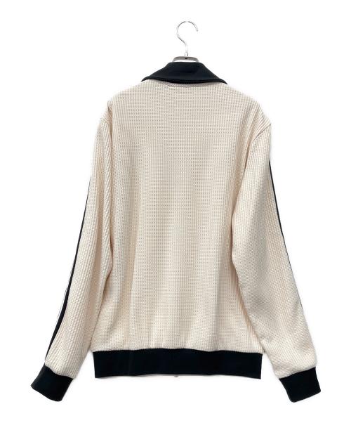 adidas（アディダス）adidas (アディダス) トラックジャケット アイボリー×ブラック サイズ:XLの古着・服飾アイテム