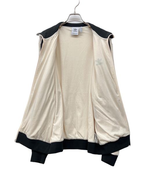 adidas（アディダス）adidas (アディダス) トラックジャケット アイボリー×ブラック サイズ:XLの古着・服飾アイテム
