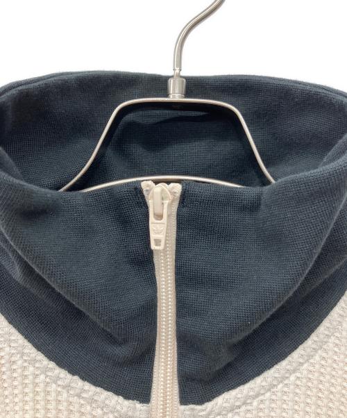 adidas（アディダス）adidas (アディダス) トラックジャケット アイボリー×ブラック サイズ:XLの古着・服飾アイテム