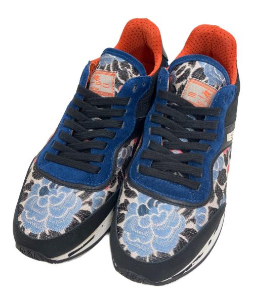 ETRO（エトロ）ETRO (エトロ) ローカットスニーカー ブルー×ブラック サイズ:22.5㎝の古着・服飾アイテム