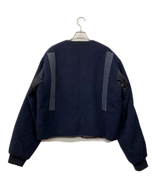 EMPORIO ARMANI（エンポリオアルマーニ）EMPORIO ARMANI (エンポリオアルマーニ) 裏ボアジャケット ネイビー サイズ:48の古着・服飾アイテム