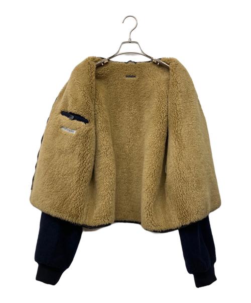 EMPORIO ARMANI（エンポリオアルマーニ）EMPORIO ARMANI (エンポリオアルマーニ) 裏ボアジャケット ネイビー サイズ:48の古着・服飾アイテム