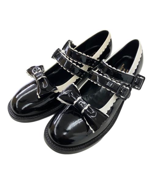 COMME des GARCONS HOMME PLUS（コムデギャルソンオムプリュス）COMME des GARCONS HOMME PLUS (コムデギャルソンオムプリュス) メリージェンシューズ ブラック サイズ:25の古着・服飾アイテム