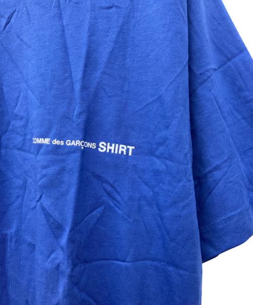 COMME des GARCONS SHIRT（コムデギャルソンシャツ）COMME des GARCONS SHIRT (コムデギャルソンシャツ) Tシャツ ブルー サイズ:X 未使用品の古着・服飾アイテム