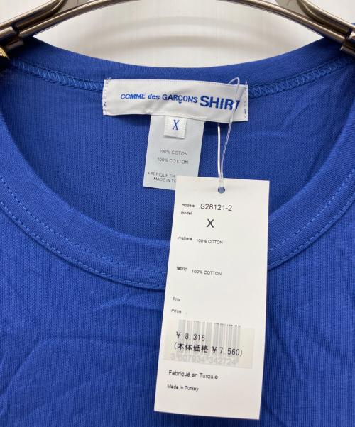 COMME des GARCONS SHIRT（コムデギャルソンシャツ）COMME des GARCONS SHIRT (コムデギャルソンシャツ) Tシャツ ブルー サイズ:X 未使用品の古着・服飾アイテム