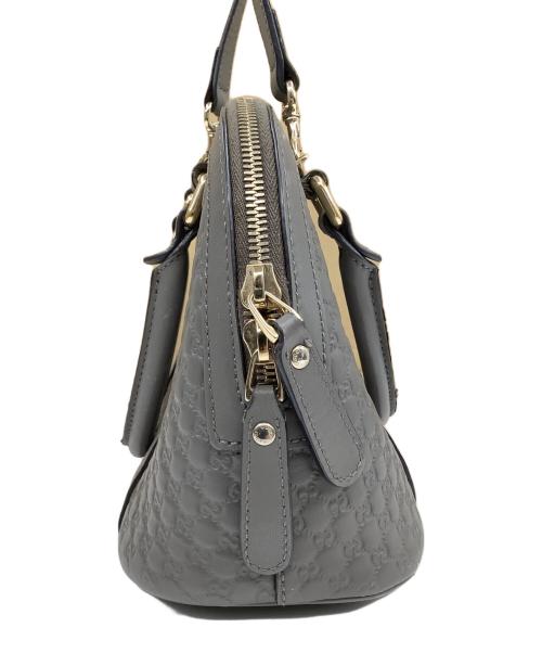 GUCCI（グッチ）GUCCI (グッチ) マイクロGG　2WAYバッグ グレーの古着・服飾アイテム