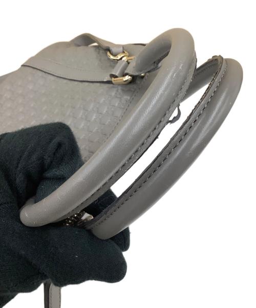 GUCCI（グッチ）GUCCI (グッチ) マイクロGG　2WAYバッグ グレーの古着・服飾アイテム