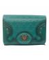 ANNA SUI（アナスイ）の古着「エレノア　2つ折り財布」｜グリーン