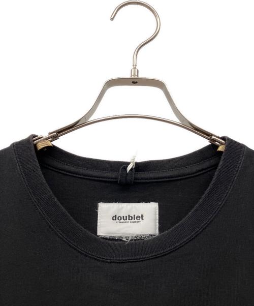 doublet（ダブレット）doublet (ダブレット) 半袖Tシャツ ブラック サイズ:L 未使用品の古着・服飾アイテム