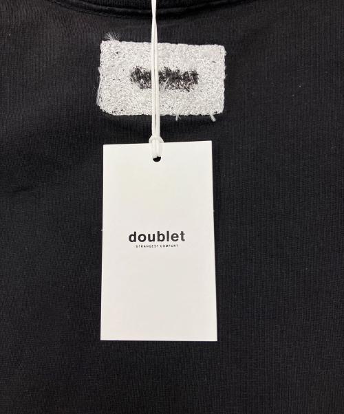 doublet（ダブレット）doublet (ダブレット) 半袖Tシャツ ブラック サイズ:L 未使用品の古着・服飾アイテム
