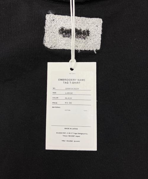 doublet（ダブレット）doublet (ダブレット) 半袖Tシャツ ブラック サイズ:L 未使用品の古着・服飾アイテム