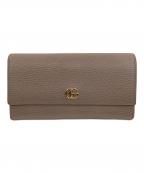 GUCCIグッチ）の古着「GGマーモント　コンチネンタルウォレット」｜ベージュ