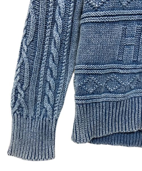 Hysteric Glamour（ヒステリックグラマー）Hysteric Glamour (ヒステリックグラマー) 厚手ニット ブルー サイズ:Mの古着・服飾アイテム