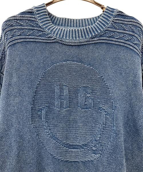 Hysteric Glamour（ヒステリックグラマー）Hysteric Glamour (ヒステリックグラマー) 厚手ニット ブルー サイズ:Mの古着・服飾アイテム