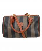 FENDIフェンディ）の古着「2WAYボストンバッグ」｜ブラウン